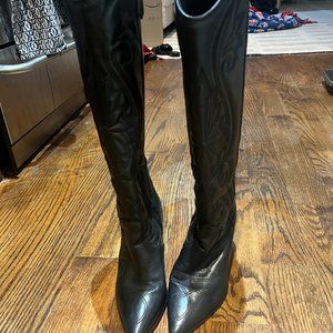 Schutz Maryana Black Western Boot